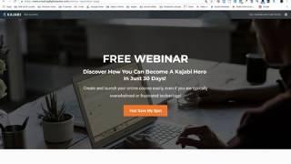 How To Setup A Live Webinar Registration Page in Kajabi With Multiple Webinar Date Time Options