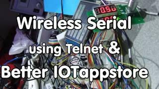 #82 Wireless Serial for ESP8266 using Telnet, enhanced IOTappstore using MD5 tags