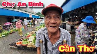 Chợ An Bình Ninh Kiều Cần Thơ Người Lớn Tuổi Khó Khăn Hạnh Phúc Nhận Quà Từ Mỹ | Khương Nhựt Minh