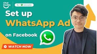 How to setup WhatsApp Ad on Facebook?! 
