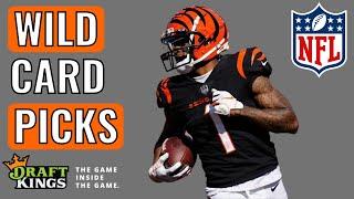 DRAFTKINGS NFL WILD CARD WEEKEND (SUNDAY) | DFS PICKS