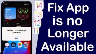 How to Fix App Is No Longer Available in iOS