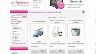 Appliences Store osCommerce template