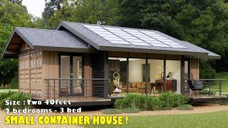 Shipping Container Homes | 2 Bedrooms | Beautifully Designed Container House Simple And Cozy