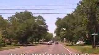 US Hwy 69 Through Mineola Texas. From South to North.