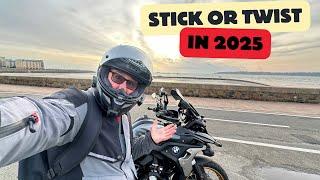 1st video of 2025. Upcoming channel stuff. Do I swap the BMW R1250GS for the R1300GS?