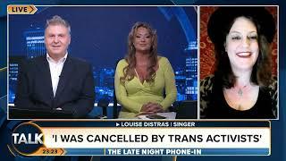 Louise Distras discusses being arrested and 'cancelled' by music biz bosses on TalkTV - REACTION!