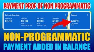 Al-Hamdulillah Non Programmatic AdX Payment Added  Payment Proof 