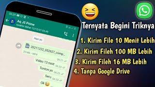 How to Send Large Files on WhatsApp | Videos More Than 100 MB