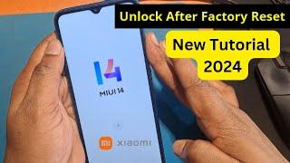 Unlock After Factory Reset || No Second Space Solution || Xiaomi FRP Bypass Tutorial MIUI 14