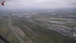 Turkish Airlines. A321-200.Landing in Pulkovo(LED), Saint Petersburg. Посадка в Пулково.