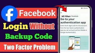 Fix Go To Your Authentication App Facebook Twofactor Problem | Go to your authentication app problem