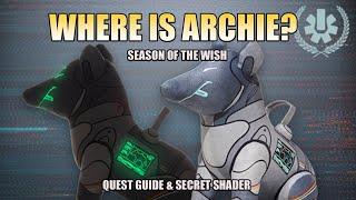 How To Get The Secret Blue Steel Shader - Where In The Tower Is Archie? (Quest Guide)