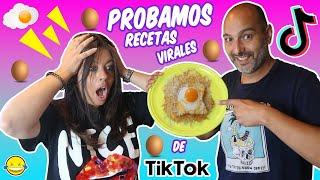  PROBANDO LIFE HACKS VIRALES DE TIK TOK  (Comida Viral ) Jordi y Bego Momentos Divertidos