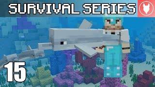 Minecraft Survival 1 : 15 - Exploring the Update Aquatic! ( Bedrock Edition )