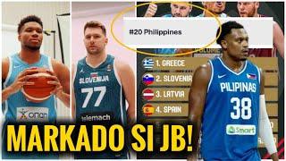 #20 ang GILAS sa POWER RANKING ng OQT Luka vs Giannis Justin BROWNLEE MARKADO na!