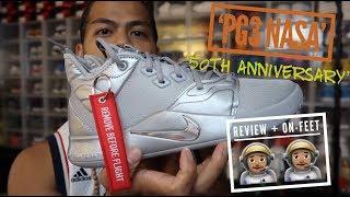 NASA 50th anniversary nike PG 3 reflective silver review + on-feet