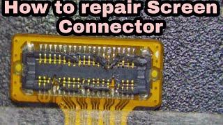 How to replace any mobile screen connector broken || Sarwar Technical Vocational Institute