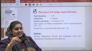 Haryana judiciary crash course/ haryana judiciary exam strategy