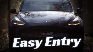 Easy Entry, Einfacher Einstieg im Tesla Model 3