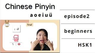 Pronounce correct Pinyin from the starting! Learn Chinese Pinyin: a o e i u ü