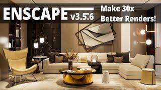 ENSCAPE 3.5.6 Tutorial: Make Your Renders 30X Better