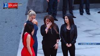 Kim Kardashian remembered victims of Armenian genocide - Yerevan, Armenia April 10, 2015