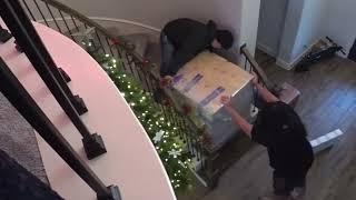 Uh Oh!! Esfand Rolls His $20K Computer Up The Stairs!!! ‍️‍️‍️