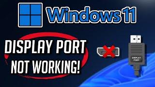 Fix Displayport No Signal in Windows 11/10 - [2024]