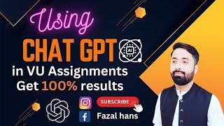 How to get vu assignment solutions from chat GPT