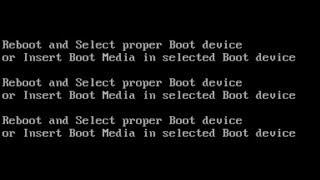 Reboot and select proper boot device fix solved 100%