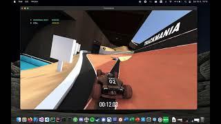 Trackmania (2020) running on MacBook Air M1