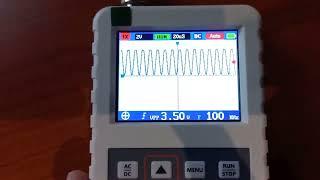 DSO-FNIRSI-Pro Handheld Mini-Oscilloscope - Short Demo