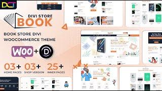 Book Store Divi WooCommerce Theme Easy Demo Imports