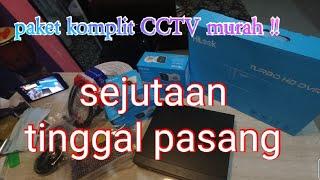 Paket CCTV lengkap murah!! Tinggal pasang aja