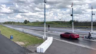 Tesla s plaid record mondial 1/4 mile fast in the world 8.77 @ 162.55