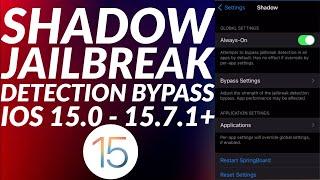 Install Jailbreak Detection Bypass iOS 15.7.1+ | Shadow iOS 15 Bypass Jailbreak Detection | 2023