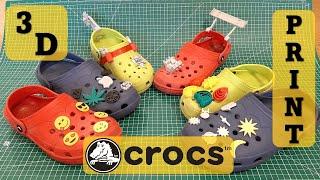 Customize your crocs with 3D printing. Jibbitz, Charms, Pins