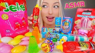 ASMR EATING LOLLIPOP, JUICY DROP, JELLY, UFO CANDY, CHUPA CHUPS, 막대사탕, 사탕 (SWEET FOOD) MUKBANG 먹방