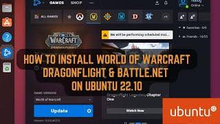 Installing WoW Dragonflight & WOTLK on Ubuntu 22.10 includes Battle.net