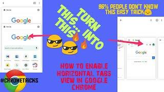 How to enabled horizontal tab switcher in google chrome| Use of google chrome flags