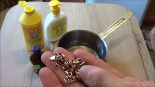Как быстро и эффективно почистить золото в домашних условиях, чтобы блестело
