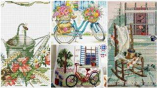 Cross Stitch Hand Embroidery Pattern Ideas For Cushion Cover || Fareeha Creation