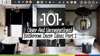 101 Clever Bathroom Decor Ideas (Part 1)