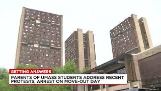 Parents and students reflect on protests at UMass Amherst move out day