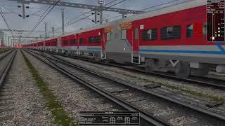 MSTS Indian Railway LHB Coach Track sound full journey