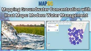 Mapping Groundwater Concentration with Heat Map: Modern Water Management #groundwater #map #heatmap