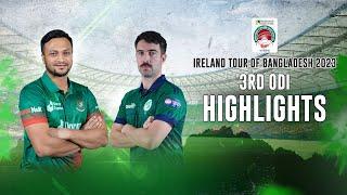 Bangladesh vs Ireland Highlights || 3rd ODI || Ireland tour of Bangladesh 2023