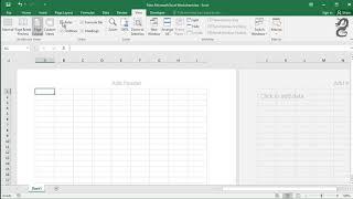 How to show or hide ruler in Excel