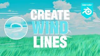 How to create WIND/ACTION LINES and SWIRLS in Blender